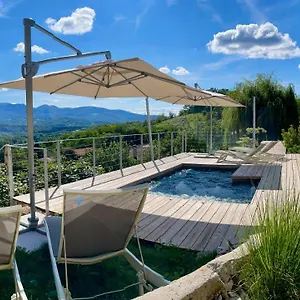  Accommodatie bij particulieren & Balneo - Vue Panoramique Sur Le Vercors
